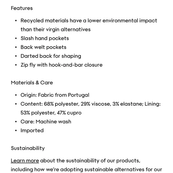 Aritzia Brown Effortless Pant - Picture 9 of 15